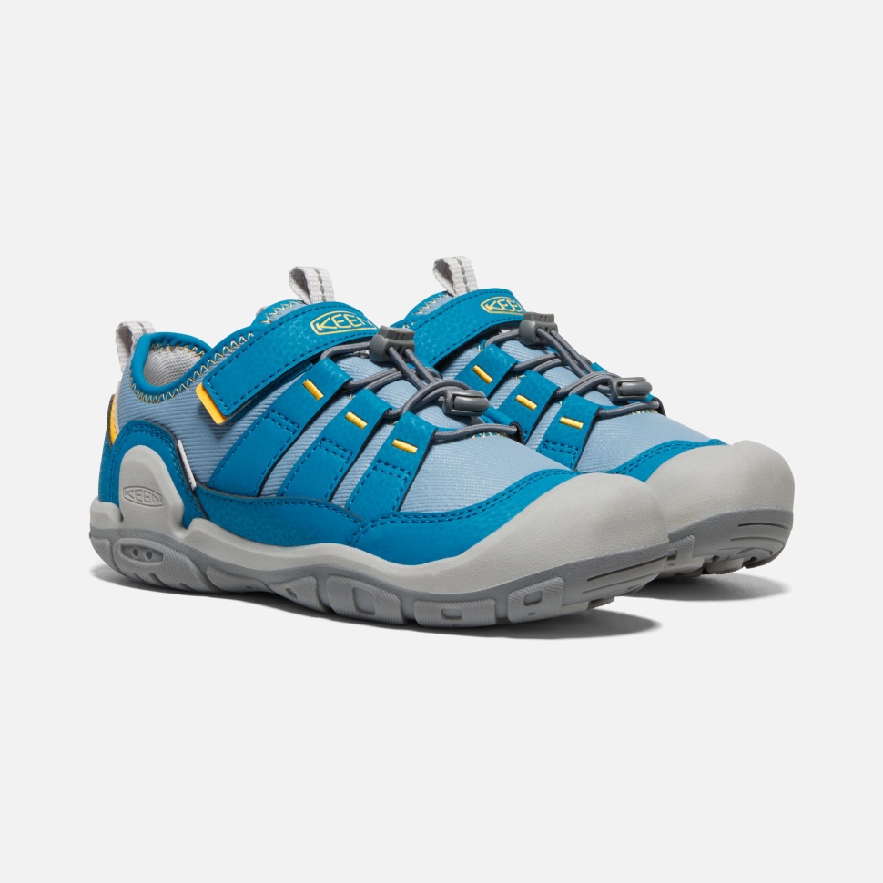 Blue Shadow-mykonos Blue Keen Knotch Hollow Sneaker Für Große Kinder