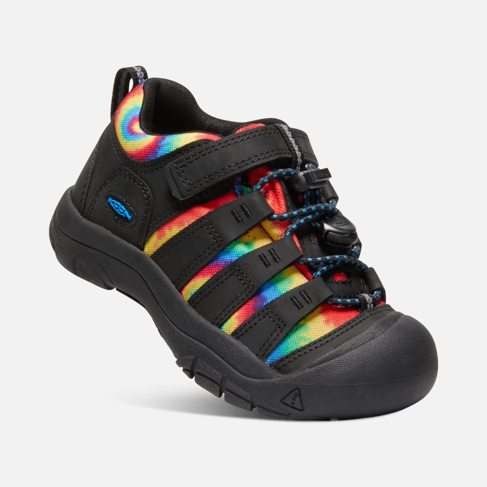 Schwarz-original Tie Dye Newport Schuh Für Kleine Kinder Keen