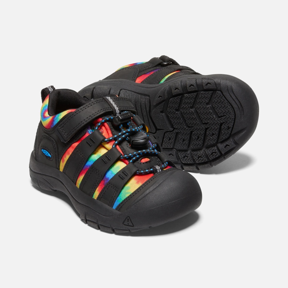 Schwarz-original Tie Dye Newport Schuh Für Kleine Kinder Keen