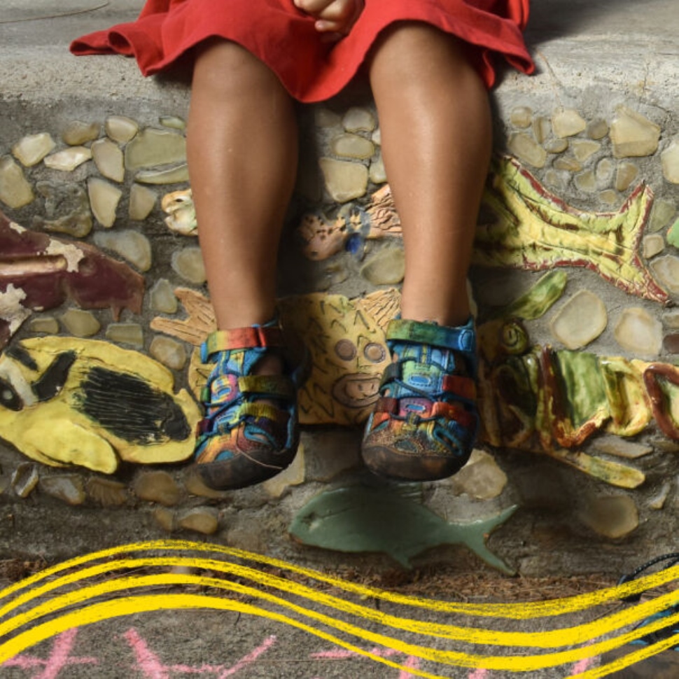 Lebendiges Blau-ursprüngliches Krawatten-seacamp Ii Cnx Für Kleinkinder