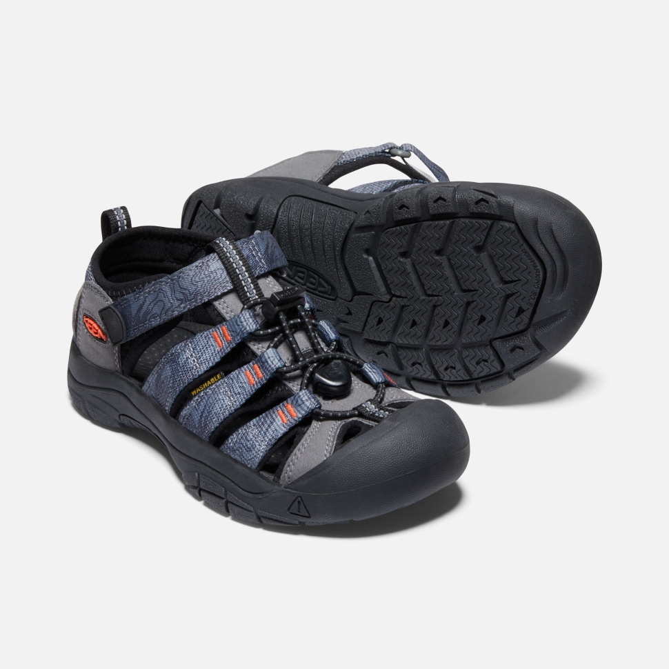 Keen Stahl Grau-schwarz Newport H2 Für Große Kinder