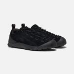Behaarte Schwarz-schwarze Jaspis-Veloursleder-Sneaker Für Damen Keen – Bild 7