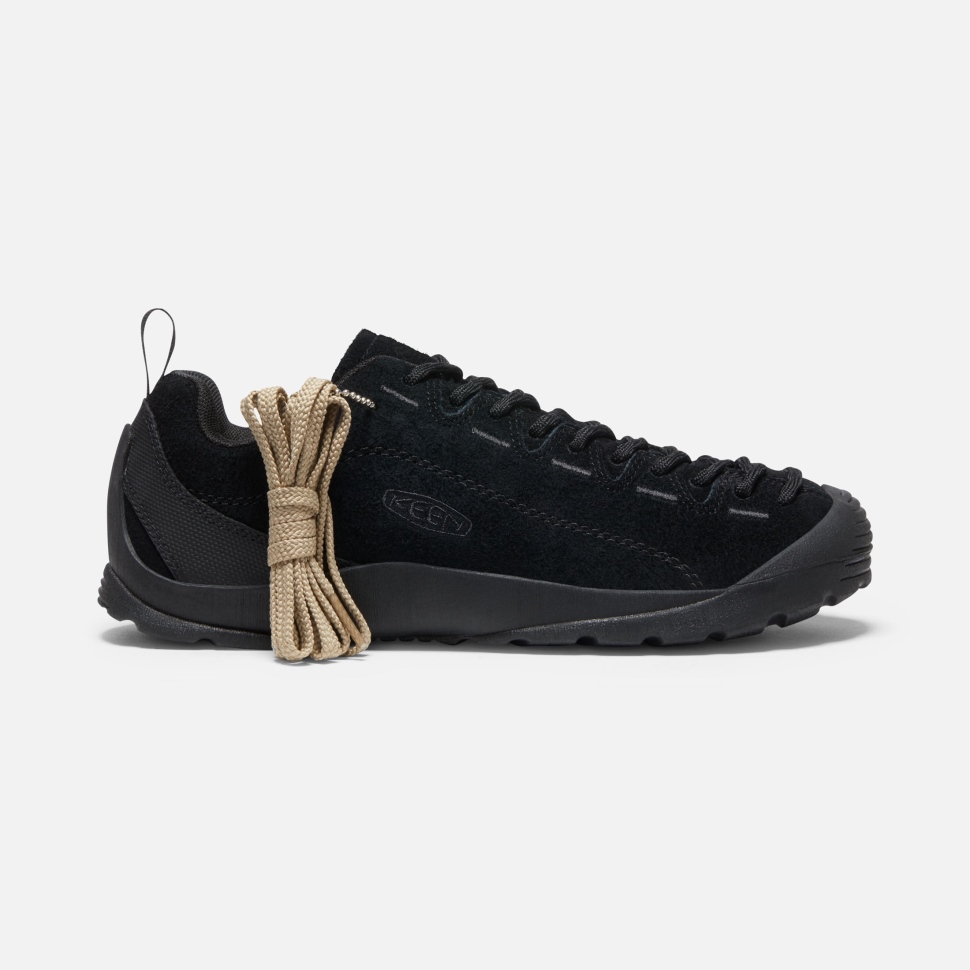 behaarte_schwarz_schwarze_jaspis_veloursleder_sneaker_fuer_damen_keen.jpg Behaarte Schwarz-schwarze Jaspis-Veloursleder-Sneaker Für Damen Keen – Bild 1