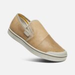 Beige-Silber Birke Keen Eldon Harvest Lederslipper Für Herren – Bild 4