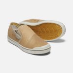 Beige-Silber Birke Keen Eldon Harvest Lederslipper Für Herren – Bild 5