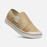 Beige-silberne Birke Keen Damen-elsa-ernte-lederslipper – Bild 4