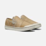 Beige-silberne Birke Keen Damen-elsa-ernte-lederslipper – Bild 6