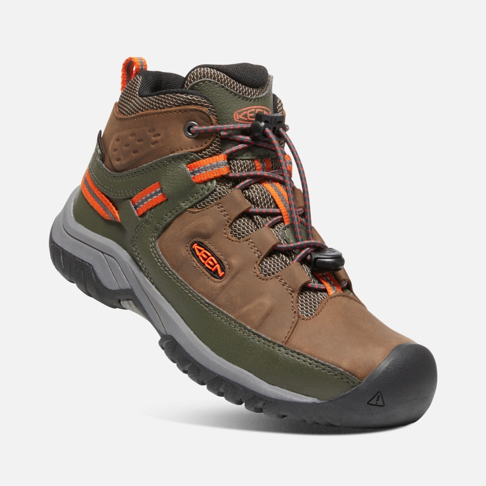 Dark Earth-forest Night Keen Wasserdichter Targhee-Stiefel Für Große Kinder – Bild 4