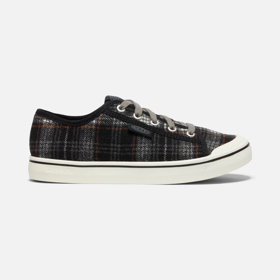 elsa_v_damensneaker_schwarz_kariert_stahlgrau_keen.jpg Elsa V Damensneaker Schwarz Kariert-stahlgrau Keen – Bild 1
