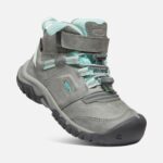 Grau-blau Getönter Ridge Flex Wasserdichter Stiefel Für Kleine Kinder Keen – Bild 4