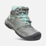Grau-blauer Keen Ridge Flex Wasserdichter Stiefel Für Große Kinder – Bild 4