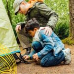 Grau-blauer Keen Ridge Flex Wasserdichter Stiefel Für Große Kinder – Bild 5