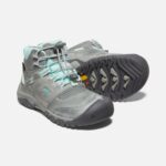 Grau-blauer Keen Ridge Flex Wasserdichter Stiefel Für Große Kinder – Bild 7
