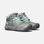 Grau-blauer Keen Ridge Flex Wasserdichter Stiefel Für Große Kinder – Bild 9