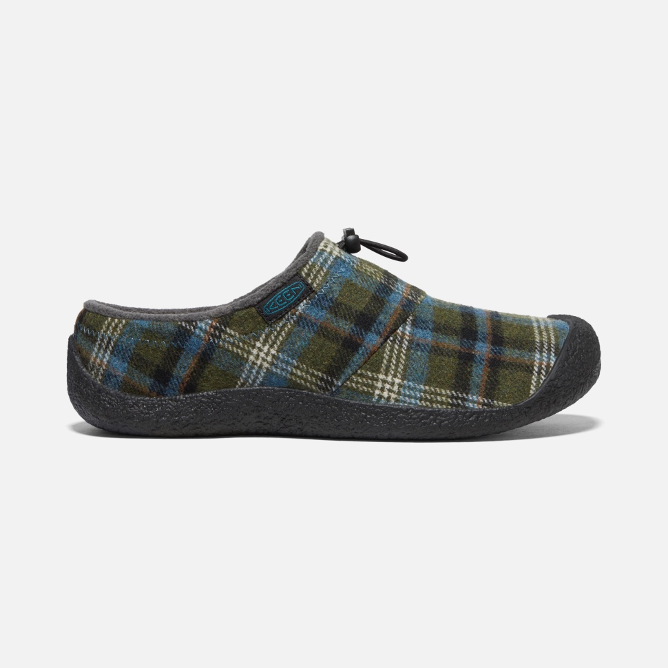 gruen_kariert_schwarz_keen_howser_iii_pantolette_fuer_herren.jpg Grün Kariert-schwarz Keen Howser Iii Pantolette Für Herren – Bild 1
