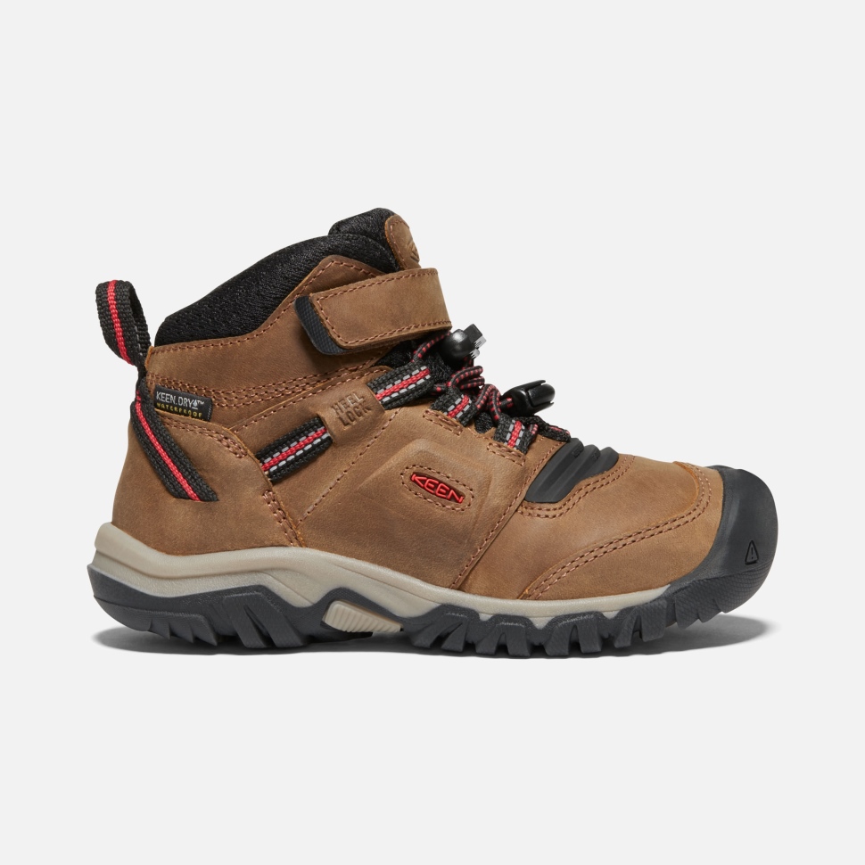 keen_bison_red_carpet_ridge_flex_wasserdichter_stiefel_fuer_kleine_kinder.jpg Keen Bison-red Carpet Ridge Flex Wasserdichter Stiefel Für Kleine Kinder – Bild 1