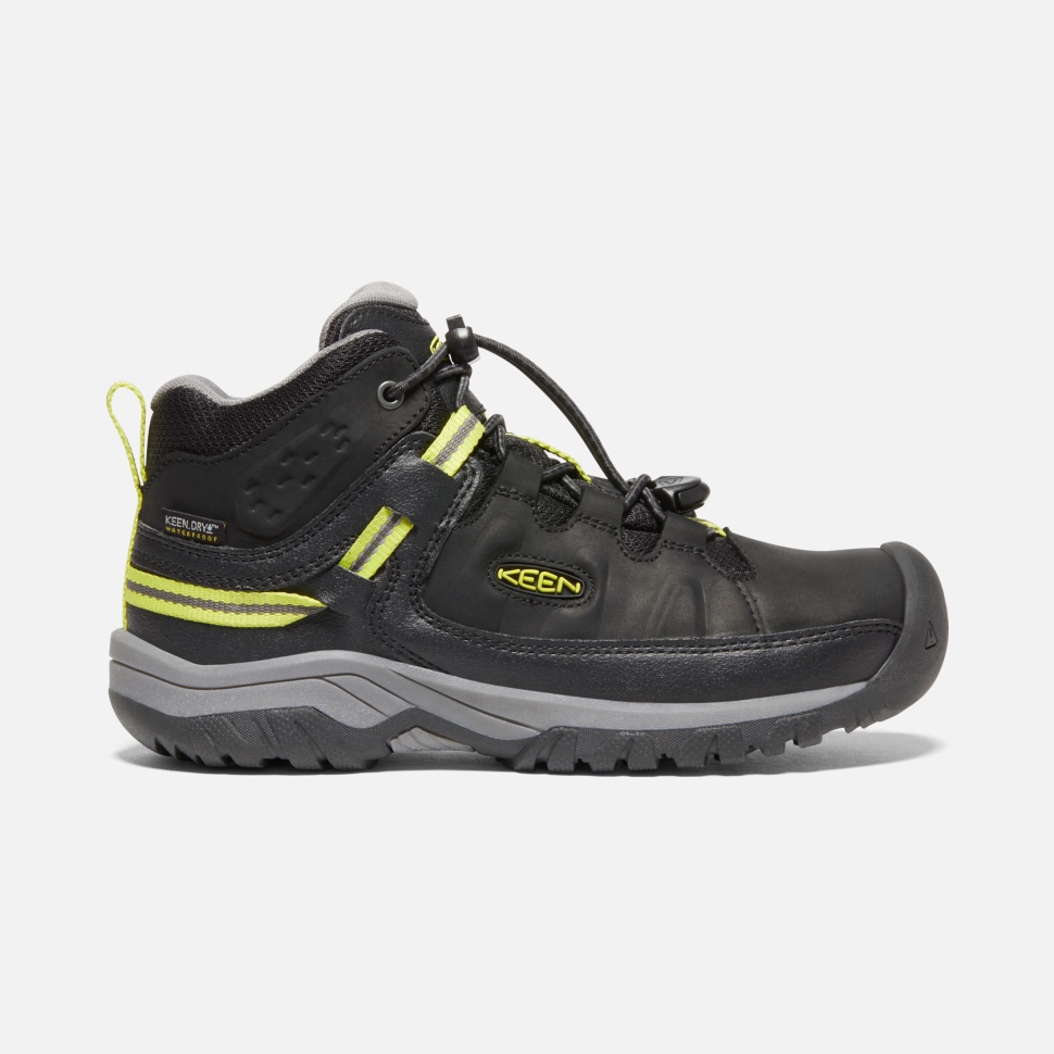 keen_black_steel_grey_targhee_wasserdichter_stiefel_fuer_grosse_kinder.jpg Keen Black-Steel Grey Targhee Wasserdichter Stiefel Für Große Kinder – Bild 1