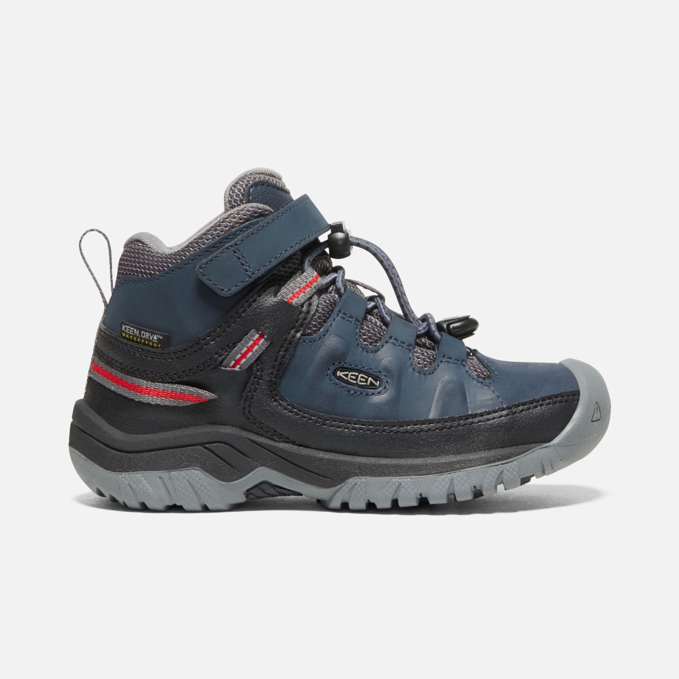 keen_blue_nights_red_carpet_wasserdichter_targhee_stiefel_fuer_kleine_kinder.jpg Keen Blue Nights-Red Carpet Wasserdichter Targhee-Stiefel Für Kleine Kinder – Bild 1