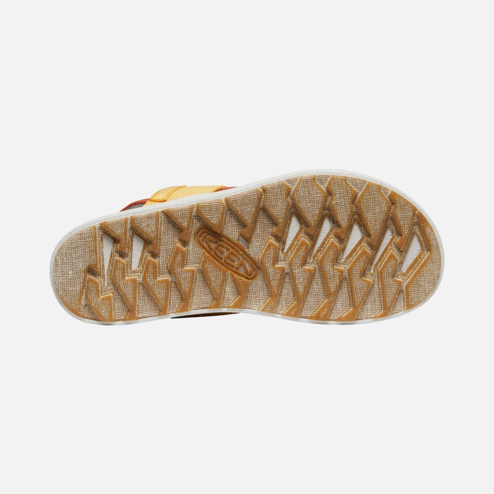 Keen Fossil Orange-silberne Birch Damen-elle-sandale Mit Riemchenriemen – Bild 3
