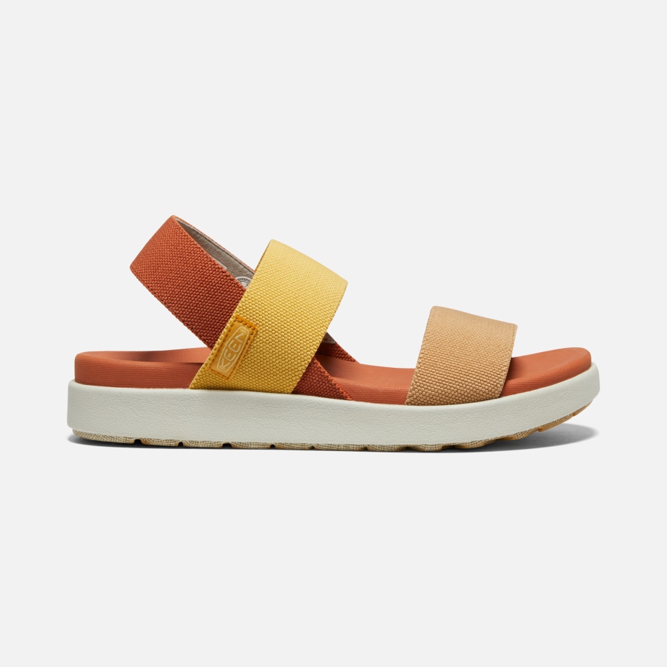 keen_fossil_orange_silberne_birch_damen_elle_sandale_mit_riemchenriemen.jpg Keen Fossil Orange-silberne Birch Damen-elle-sandale Mit Riemchenriemen – Bild 1