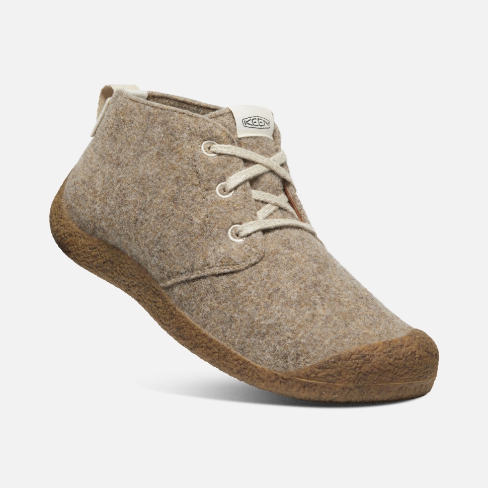 Keen Mosey Chukka-Stiefel Aus Taupefarbenem Filz Und Birke Für Herren – Bild 4