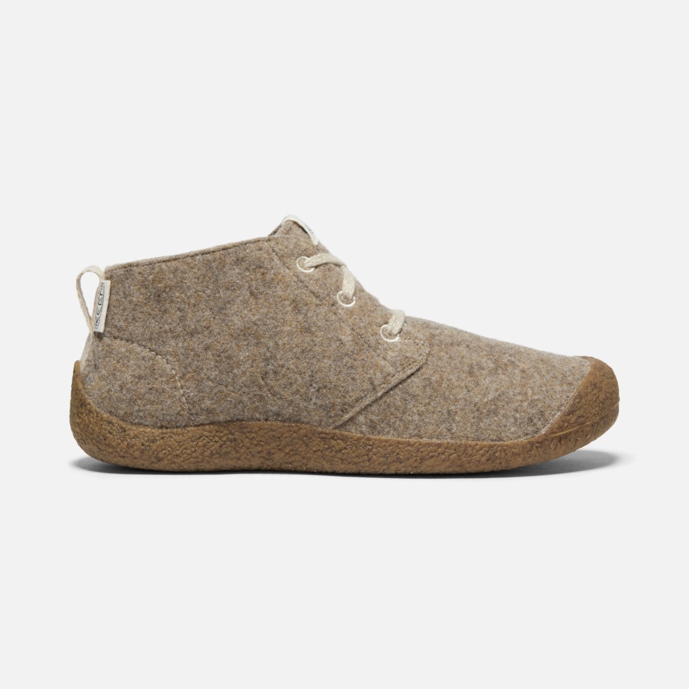 Keen Mosey Chukka-Stiefel Aus Taupefarbenem Filz Und Birke Für Herren – Bild 1