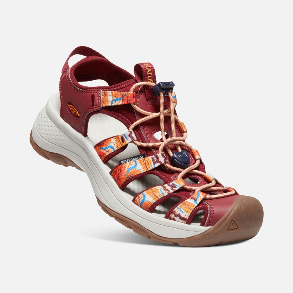 Keen Orange Wellenrot Astoria West X Outdoor Afro Damen – Bild 4