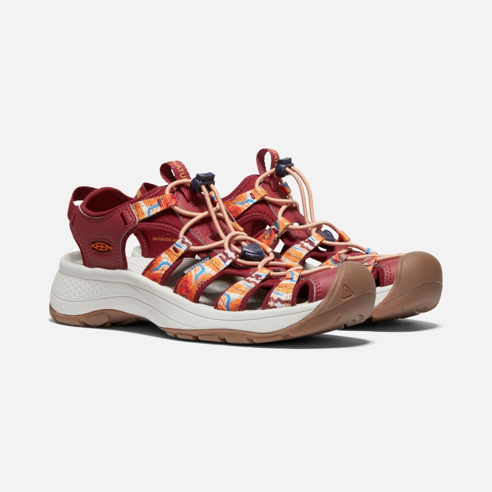 Keen Orange Wellenrot Astoria West X Outdoor Afro Damen – Bild 6