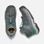 Keen Stahlgrau-porzellan Targhee Wasserdichter Stiefel Für Große Kinder – Bild 2