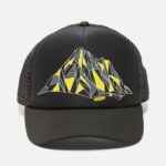 Scharfer Schwarzer Facettierter Mtn Hut – Bild 2