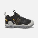 Schwarz-keen Gelber Sneaker Mit Geknoteter Spitze Für Kleinkinder Keen