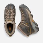 Schwarz Olive-gelb Targhee Ii Mid Wasserdichte Wanderschuhe Für Herren Keen – Bild 2