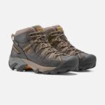 Schwarz Olive-gelb Targhee Ii Mid Wasserdichte Wanderschuhe Für Herren Keen – Bild 7