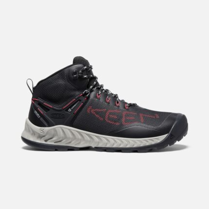 Schwarz-roter Teppich Keen Nxis Evo Wasserdichter Herrenstiefel
