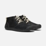 Schwarz-schwarzer Herren Mosey Leder Chukka Keen – Bild 6