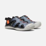 Schwarz-sicherheitsorange Rochensandalen Für Große Kinder Keen – Bild 6