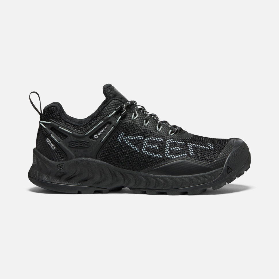 schwarz_wolkenblau_keen_nxis_evo_wasserdichter_damenschuh.jpg Schwarz-wolkenblau Keen Nxis Evo Wasserdichter Damenschuh – Bild 1