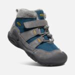 Stahl Grau-blau Flügel Blaugrün Kleiner Kinderknoten Chukka Keen – Bild 4