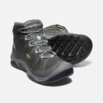 Stahlgrau-wolkenblauer Circadia Wasserdichter Damenstiefel Breit Keen – Bild 5