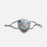 Weißer Floraler Keen Keen Mask Kleiner Aufdruck