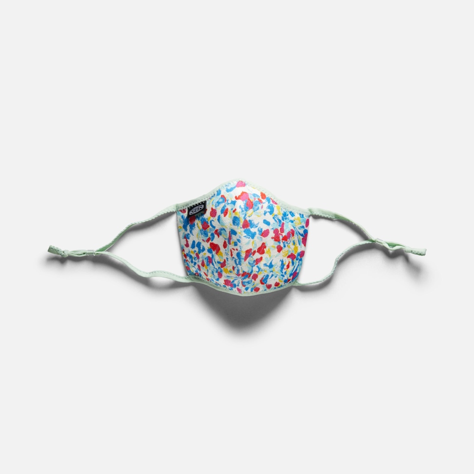 weisser_floraler_keen_keen_mask_kleiner_aufdruck.jpg Weißer Floraler Keen Keen Mask Kleiner Aufdruck – Bild 1